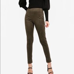 French Connection Mavita Faux Suede High Rise Legging